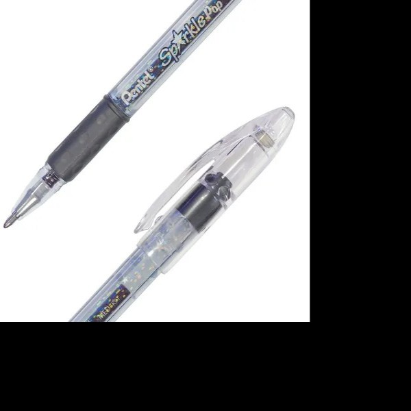 BOLIGRAFO METALICO SPARKLE POP K91 0.7MM AZUL PENTEL PZA